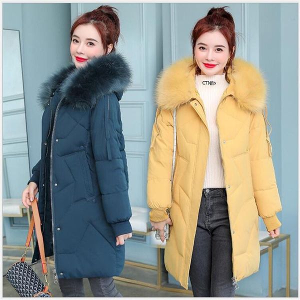 women's down & parkas autumn winter jacket women 2021 fashion coat cotton warm female large size 3xl outwear r831, Black
women's down & parkas autumn winter jacket women 2021 fashion coat cotton warm female large size 3xl outwear r831, Black