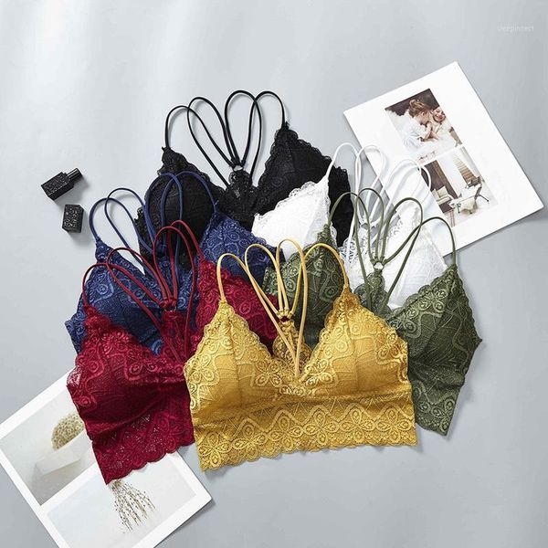 o summer women's new beauty back wrapped chest sling cross vest no steel ring sports bra tube bottom underwe ar1, Red;black 
o summer women's new beauty back wrapped chest sling cross vest no steel ring sports bra tube bottom underwe ar1, Red;black