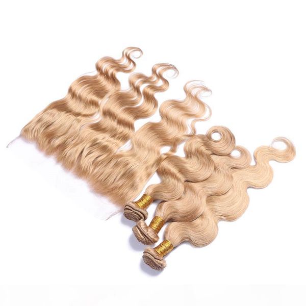 #27 honey blonde malaysian human hair weaves with lace frontal closure body wave strawberry blonde 3bundles with 13x4 full lace frontal, Black;brown
#27 honey blonde malaysian human hair weaves with lace frontal closure body wave strawberry blonde 3bundles with 13x4 full lace frontal, Black;brown