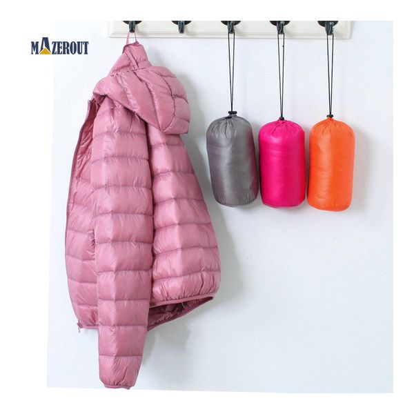 mazerout winter women ultralight thin down white duck hooded jackets long sleeve warm coat parka female portable s-8xl 201103, Black
mazerout winter women ultralight thin down white duck hooded jackets long sleeve warm coat parka female portable s-8xl 201103, Black