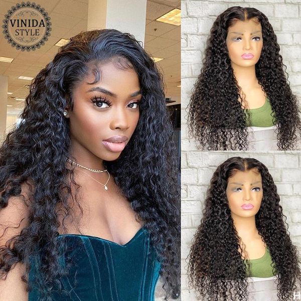 vinida style curly 13Ã6 lace front human hair wigs scalp closure wigs with baby hair 150% density non-remy, Black;brown
vinida style curly 13Ã6 lace front human hair wigs scalp closure wigs with baby hair 150% density non-remy, Black;brown