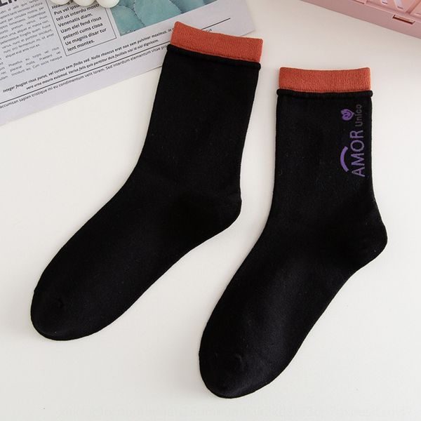 socks women's spring socks sockssummer autumn cotton thinlovely and fresh double rib stamping medium cylinder sweat absorbing and breat, Black
socks women's spring socks sockssummer autumn cotton thinlovely and fresh double rib stamping medium cylinder sweat absorbing and breat, Black
