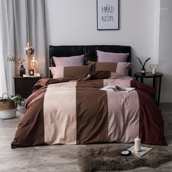 twin king size 100%cotton bedding sets adults kids coffee brown blue purple bedding set duvet cover bed sheet/linen set1
twin king size 100%cotton bedding sets adults kids coffee brown blue purple bedding set duvet cover bed sheet/linen set1