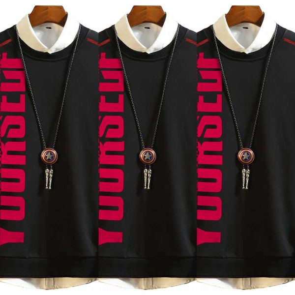 новый супер большой мужской случайные свободные шеи экипажа свитера shirtshirt shirtsweater с подбором цвета, чтобы показать тонкие и жирный, Black
новый супер большой мужской случайные свободные шеи экипажа свитера shirtshirt shirtsweater с подбором цвета, чтобы показать тонкие и жирный, Black
