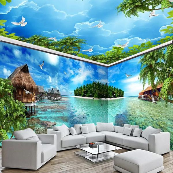 custom 3d p wallpaper maldives sea island scenery whole house background wall painting living room ceiling mural de parede
custom 3d p wallpaper maldives sea island scenery whole house background wall painting living room ceiling mural de parede