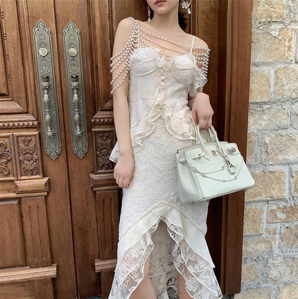 2021 spring lace pearl chain girdle women's fashion high-end lotus leaf elegant party dress p361 4mm1, Black;gray
2021 spring lace pearl chain girdle women's fashion high-end lotus leaf elegant party dress p361 4mm1, Black;gray