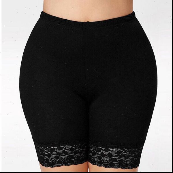 women high waist stretch lace seamless solid color plus size shorts casual skinny soft elastic shorts, White;black
women high waist stretch lace seamless solid color plus size shorts casual skinny soft elastic shorts, White;black