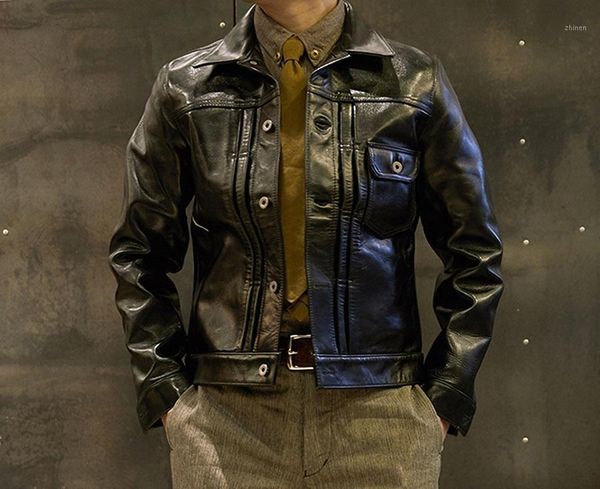2020 japan tanning horsehide 506.classic casual style leather jacket,mens vintage genuine leather coat,1, Black
2020 japan tanning horsehide 506.classic casual style leather jacket,mens vintage genuine leather coat,1, Black