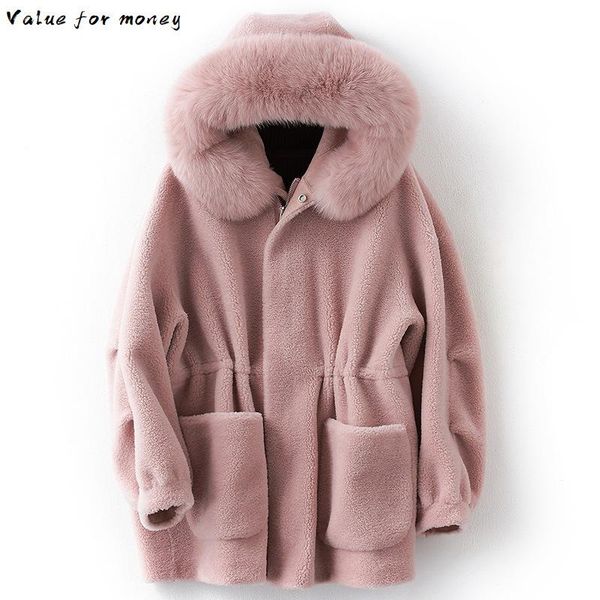 fur real coat fur hooded 100% wool jacket autumn winter coat women clothes 2020 streetwear korean vintage sheep shearling, Black
fur real coat fur hooded 100% wool jacket autumn winter coat women clothes 2020 streetwear korean vintage sheep shearling, Black