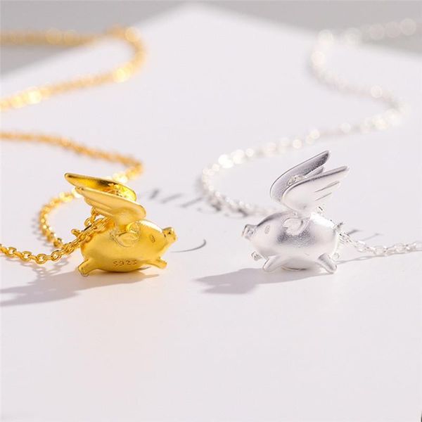 chokers necklace gold cute piggy cartoon pendant for women girls birthday gift accessories clavicle chain, Golden;silver
chokers necklace gold cute piggy cartoon pendant for women girls birthday gift accessories clavicle chain, Golden;silver