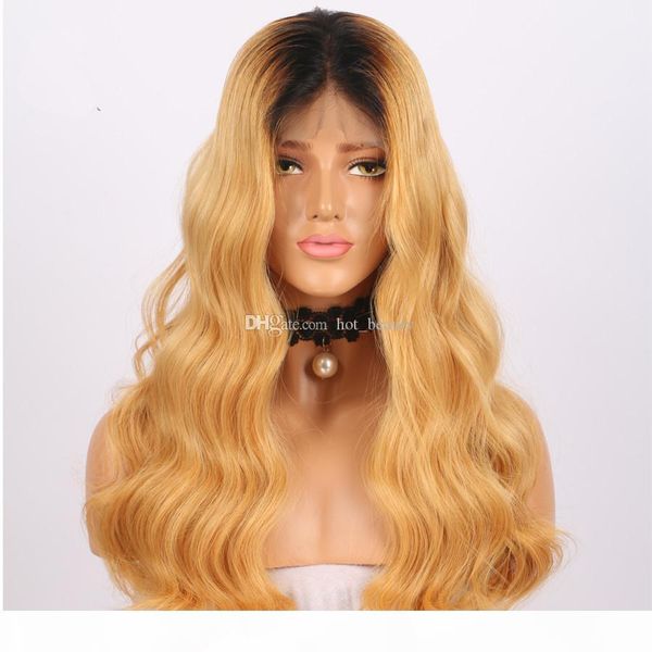 dark roots honey blonde virgin human hair wig for black woman glueless lace front wig ombre #1b 27 body wave wigs, Black;brown
dark roots honey blonde virgin human hair wig for black woman glueless lace front wig ombre #1b 27 body wave wigs, Black;brown