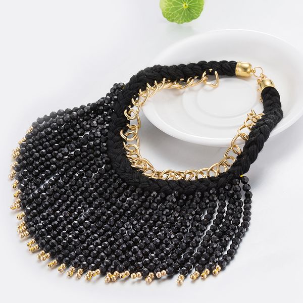 fashion resin tassel necklace european and american jewelry, Silver
fashion resin tassel necklace european and american jewelry, Silver