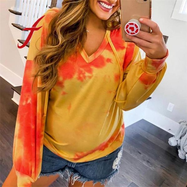 feitong moletom women tie-dye hoodie sweatshirt causal pullover autumn winter long sleeve v-neck sweatshirt sudaderas1, Black
feitong moletom women tie-dye hoodie sweatshirt causal pullover autumn winter long sleeve v-neck sweatshirt sudaderas1, Black