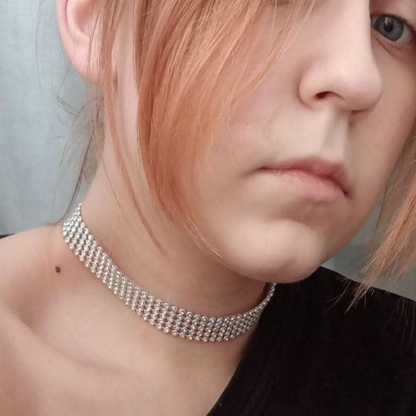 chokers punk sparkling silver color white crystal collar chain choker necklace bridal women wedding party rhinestone neck jewelry, Golden;silver
chokers punk sparkling silver color white crystal collar chain choker necklace bridal women wedding party rhinestone neck jewelry, Golden;silver