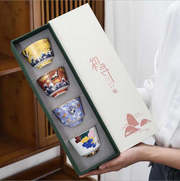 new ceramic drinkware teaware chinese kungfu tea set teacup sake cups 110ml master cup small tea bowls decor gift 4pcs/set
new ceramic drinkware teaware chinese kungfu tea set teacup sake cups 110ml master cup small tea bowls decor gift 4pcs/set