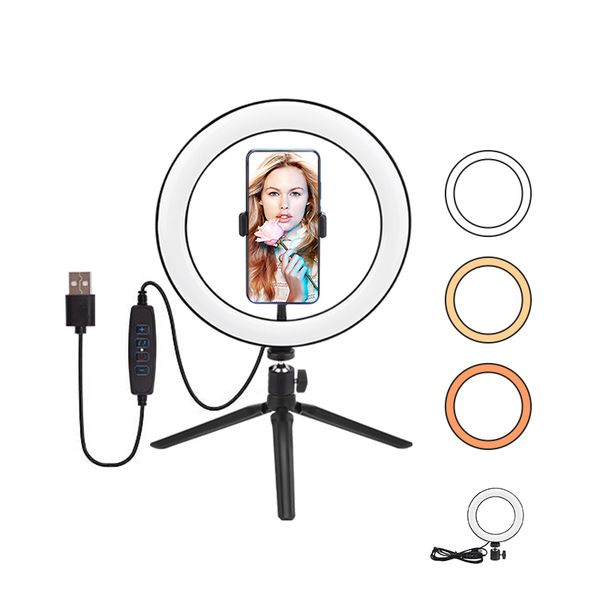 6/10 inch dimmable led selfie mini tripod for live studio makeup pgraphy fill ring light phone holder
6/10 inch dimmable led selfie mini tripod for live studio makeup pgraphy fill ring light phone holder