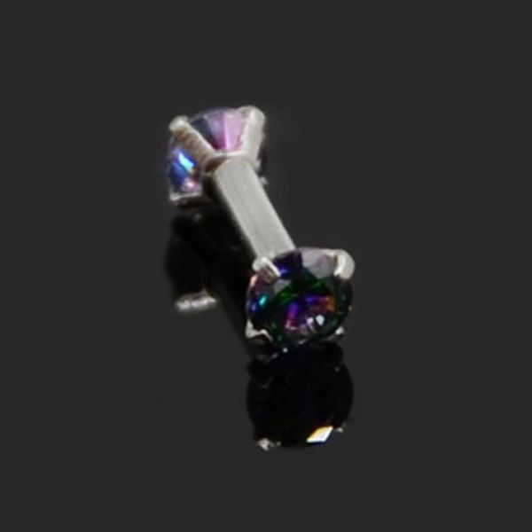 showlove-1pc surgical steel opal zircon eyebrow ring horseshoe ear tragus cartilage earring industrial barbell piercing jewelry q sqcbyk, Silver
showlove-1pc surgical steel opal zircon eyebrow ring horseshoe ear tragus cartilage earring industrial barbell piercing jewelry q sqcbyk, Silver