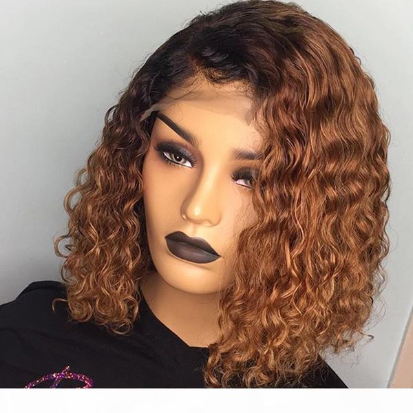 1b 27 ombre color short curly lace front human hair wigs with baby hair pre plucked remy brazilian lace bob wigs bleached, Black;brown
1b 27 ombre color short curly lace front human hair wigs with baby hair pre plucked remy brazilian lace bob wigs bleached, Black;brown