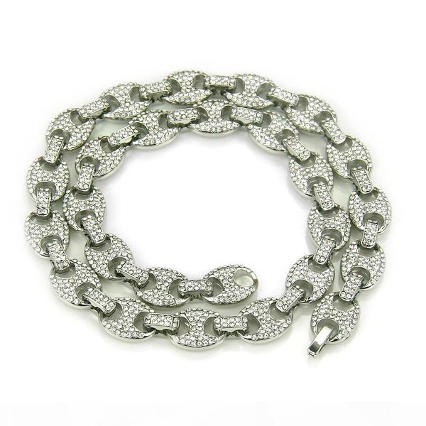 hip hop 12mm gold silver color plated iced out puff marine anchpr chain link bling necklace for men
hip hop 12mm gold silver color plated iced out puff marine anchpr chain link bling necklace for men