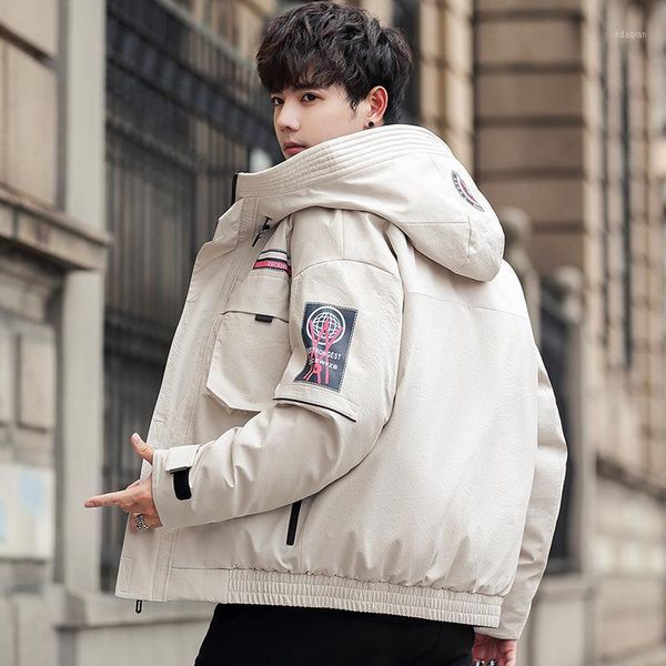 down jacket men's new winter 2020 short 90 white duck down men's coat thickened jacket1, Black
down jacket men's new winter 2020 short 90 white duck down men's coat thickened jacket1, Black