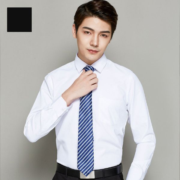 2020 brand spring and autumn new men's shirt long sleeve business slim shirt for male solid color lapel cotton shirt, White;black
2020 brand spring and autumn new men's shirt long sleeve business slim shirt for male solid color lapel cotton shirt, White;black