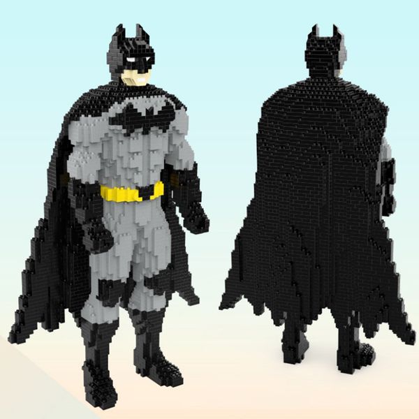 hc 9887 super hero batmaned dark knight 3d model 3378pcs diy diamond mini building small blocks bricks toy for children 
hc 9887 super hero batmaned dark knight 3d model 3378pcs diy diamond mini building small blocks bricks toy for children