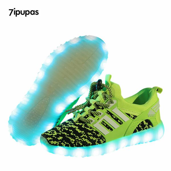 7ipupas new trend children sneakers with usb breathable luminous sneaker canvas shoes girls&boys kids green glowing led shoe, Black
7ipupas new trend children sneakers with usb breathable luminous sneaker canvas shoes girls&boys kids green glowing led shoe, Black