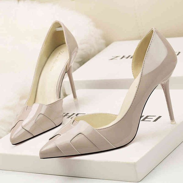 women fashion solid stiletto heel shoes ladies dress high heels slip-on pointed toe pumps euro simple foremost lady, Black
women fashion solid stiletto heel shoes ladies dress high heels slip-on pointed toe pumps euro simple foremost lady, Black