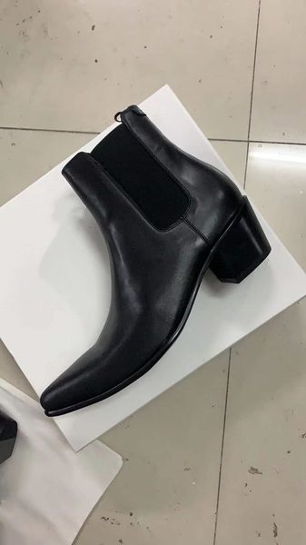 2020 factory outlet new list high personality genuine leather boots fashion cowskin high-heeled pumps ankle boots, Black
2020 factory outlet new list high personality genuine leather boots fashion cowskin high-heeled pumps ankle boots, Black
