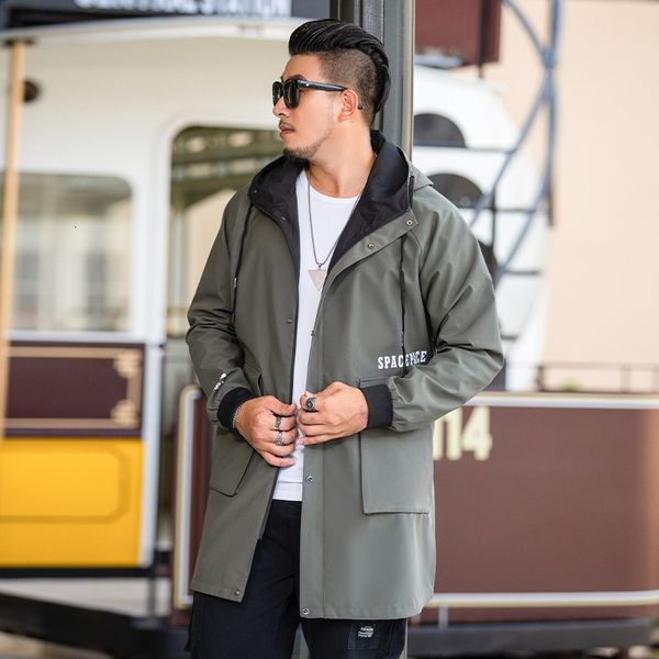 2020 autumn new men's windbreaker mid long korean trend fattening plus size casual frock coat, Tan;black
2020 autumn new men's windbreaker mid long korean trend fattening plus size casual frock coat, Tan;black