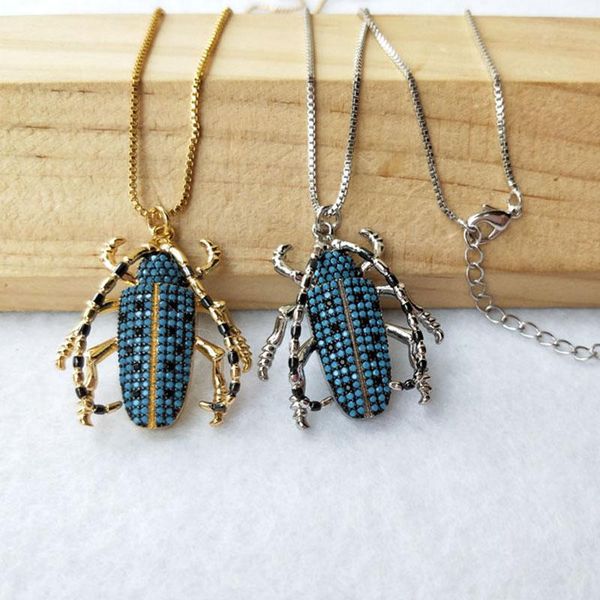 6 pieces mix color micro pave blue stone longicorn insect charm pendantjewelry findings diy necklace for women 365, Silver
6 pieces mix color micro pave blue stone longicorn insect charm pendantjewelry findings diy necklace for women 365, Silver