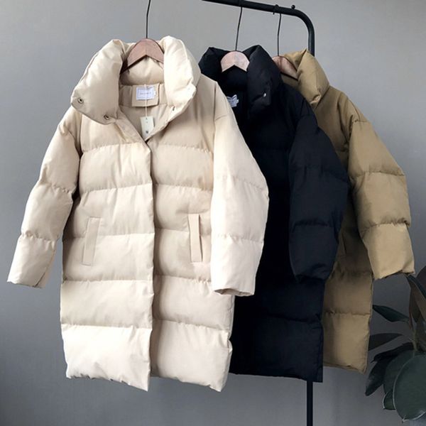 2020 down snow wear thicken outerwear female long padded coat casual women winter jacket plus size, Black
2020 down snow wear thicken outerwear female long padded coat casual women winter jacket plus size, Black