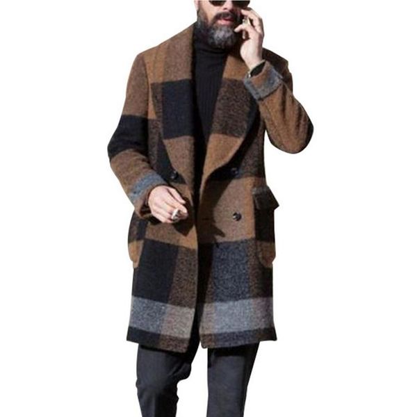men's wool & blends uefezo winter men slim fit long sleeve cardigans coat jacket suit solid woolen coats colorful striped outwear, Black
men's wool & blends uefezo winter men slim fit long sleeve cardigans coat jacket suit solid woolen coats colorful striped outwear, Black