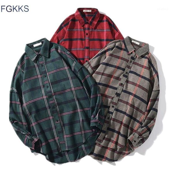 men's casual shirts fgkks spring product men plaid fashion men's turn-down collar long sleeve male comfortable shirt 1, White;black
men's casual shirts fgkks spring product men plaid fashion men's turn-down collar long sleeve male comfortable shirt 1, White;black