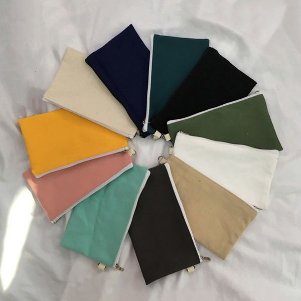 simplicity blank canvas zipper pencil cases pen pouches cotton cosmetic makeup bags mobile phone clutch bag 11 colors
simplicity blank canvas zipper pencil cases pen pouches cotton cosmetic makeup bags mobile phone clutch bag 11 colors