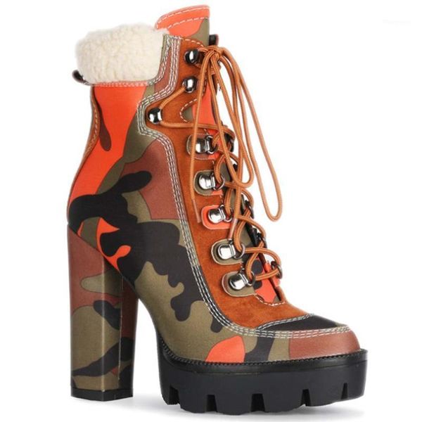boots brand sale camouflage square high heels big size 43 leisure shoelaces platform women shoes female ankle boots1, Black
boots brand sale camouflage square high heels big size 43 leisure shoelaces platform women shoes female ankle boots1, Black