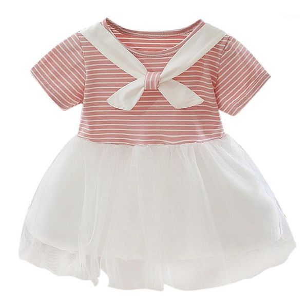 girl's dresses summer baby girls striped pattern short sleeve dress with mesh design cotton cute kids toddler sundress 11, Red;yellow
girl's dresses summer baby girls striped pattern short sleeve dress with mesh design cotton cute kids toddler sundress 11, Red;yellow