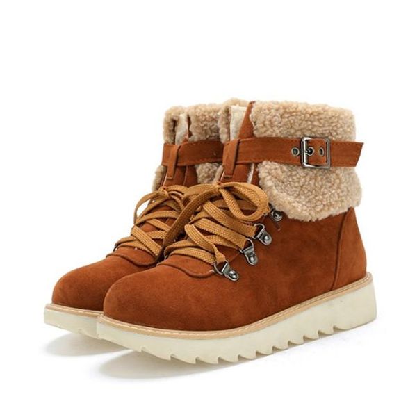 boots pxelena lambs women flat snow flock lace up casual comfort plush warm ankle winter shoes lady 2021 large size 34-43, Black
boots pxelena lambs women flat snow flock lace up casual comfort plush warm ankle winter shoes lady 2021 large size 34-43, Black