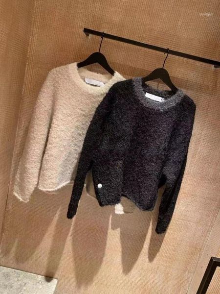 2019 autumn and winter new round-neck and new round-collar lamb loose-knit sweater all-in-one black sweater women1, White;black
2019 autumn and winter new round-neck and new round-collar lamb loose-knit sweater all-in-one black sweater women1, White;black