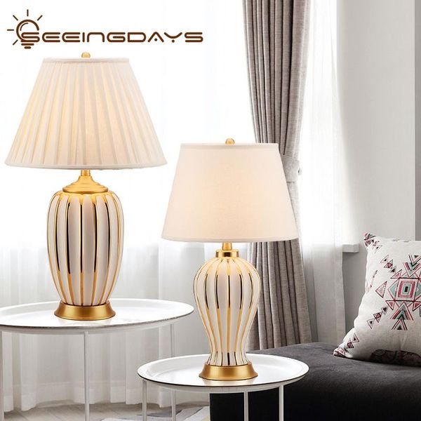 light luxury post modern american style ceramic table lamp for bedroom bedside lamp european style living room lamps
light luxury post modern american style ceramic table lamp for bedroom bedside lamp european style living room lamps