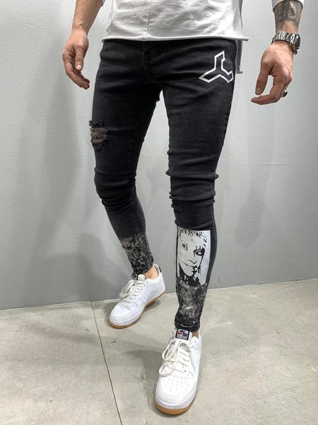 mens black printed jeans stretch skinny pencil pants teen casual solid color slim denim trousers 88232022, Blue
mens black printed jeans stretch skinny pencil pants teen casual solid color slim denim trousers 88232022, Blue