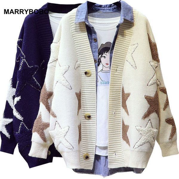 autumn winter women knitted sweater 2020 casual v-neck long sleeve outerwear vintage star print embroidered cardigan, White;black
autumn winter women knitted sweater 2020 casual v-neck long sleeve outerwear vintage star print embroidered cardigan, White;black