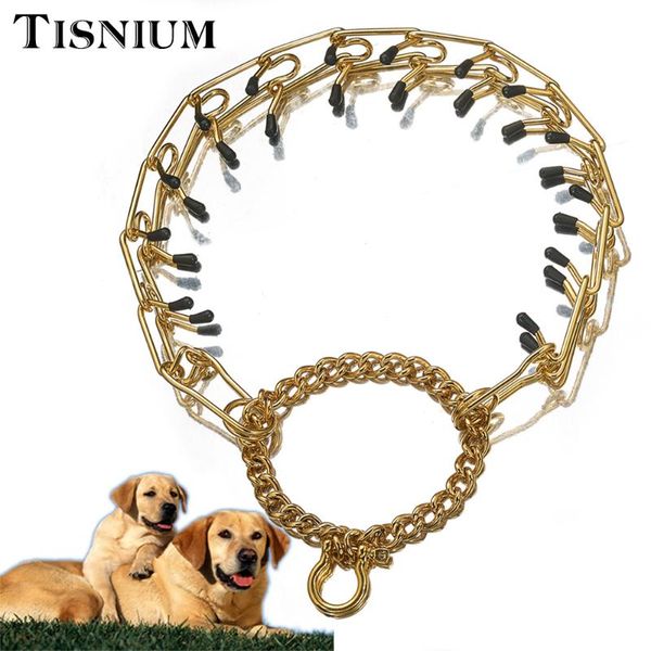 chains tisnium gold color pinch collar pet dog safety training rope stainless steel leash chain small medium large, Silver
chains tisnium gold color pinch collar pet dog safety training rope stainless steel leash chain small medium large, Silver