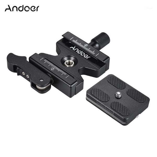 andoer quick release plate aluminum alloy quick release clamp adjustable 1/4+3/8" screw for arca swiss standard ball head tripod1
andoer quick release plate aluminum alloy quick release clamp adjustable 1/4+3/8" screw for arca swiss standard ball head tripod1