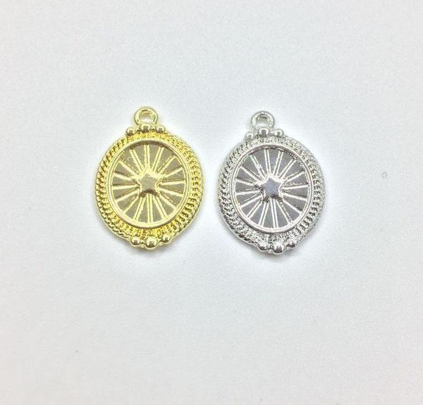 eruifa 10pcs 15*20mm round star zinc alloy jewelry diy charms pendant necklace,eearrings 2 colors1, Bronze;silver
eruifa 10pcs 15*20mm round star zinc alloy jewelry diy charms pendant necklace,eearrings 2 colors1, Bronze;silver