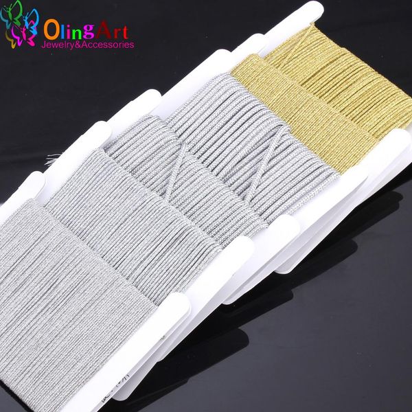 olingart 0.8mm/1.0mm/2.0mm/2.4mm gold silver thread color line chinese knot string knit cord ropes line wire diy jewelry making wmtxaj
olingart 0.8mm/1.0mm/2.0mm/2.4mm gold silver thread color line chinese knot string knit cord ropes line wire diy jewelry making wmtxaj