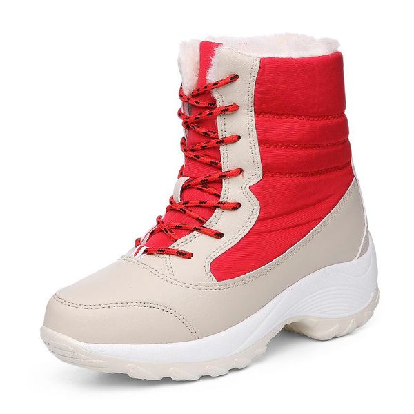 women boots waterproof winter shoes women snow boots platform keep warm ankle winter with thick fur heels botas mujer 2020, Black
women boots waterproof winter shoes women snow boots platform keep warm ankle winter with thick fur heels botas mujer 2020, Black