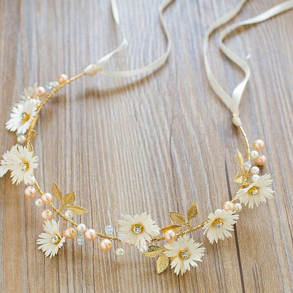 forseven gold/red daisy flower leaf hairband tiaras headband garlands ribbon wreath wedding hair accessories for women bride, Golden;silver
forseven gold/red daisy flower leaf hairband tiaras headband garlands ribbon wreath wedding hair accessories for women bride, Golden;silver