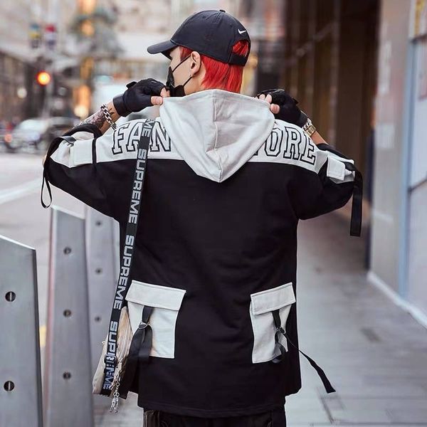 hip hop t-shirts men korean oversized tee shirts japan tshirt streetwear casual hooded high street kg-116, White;black
hip hop t-shirts men korean oversized tee shirts japan tshirt streetwear casual hooded high street kg-116, White;black