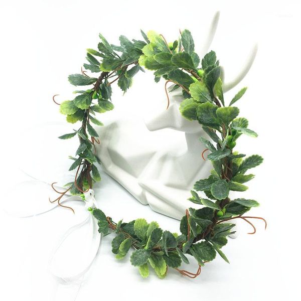 hair accessories green leaf wreath crowns headband women headdress girl floral garlands wedding party headwear1, Slivery;white
hair accessories green leaf wreath crowns headband women headdress girl floral garlands wedding party headwear1, Slivery;white